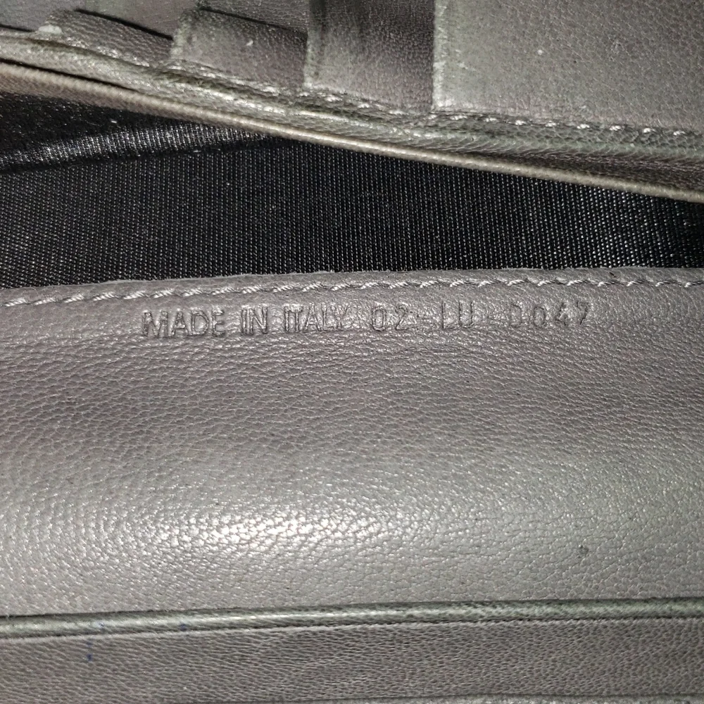 Christian Dior Plisse lambskin wallet